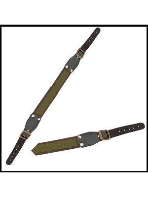 Savage Uyguna-Yakala Haki/kahve Tüfek Askı Kayışı 3 cm Kolon - 044-H