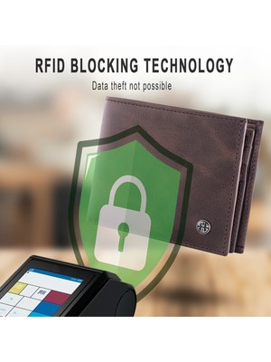 Trusador Savona Klasik Kahverengi Hakiki Deri Kartlık Erkek Cüzdan Rfid Korumalı Hediyelik