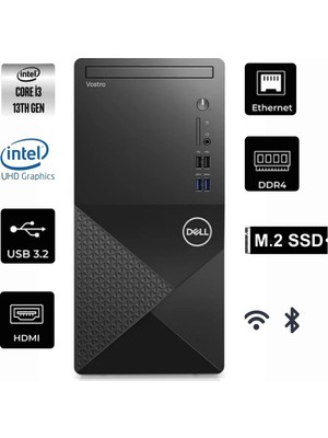 Dell Vostro 3020 N2042VDT3020MTU-168 I5 13400 16 GB 1 Tb SSD UHD Graphics 730 Masaüstü bilgisayar