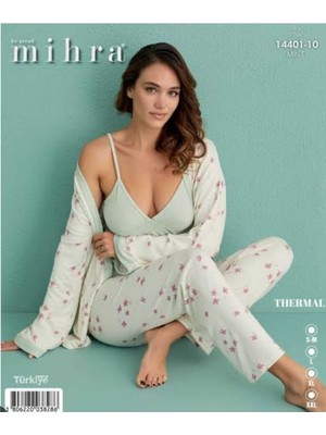 Mihra 3 Lü Trhermal Pijama Takımı