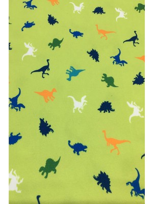 Yiğit Kumaş Dinazor Desenli Polar Kumaş