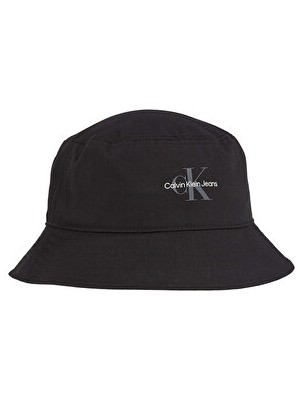 Calvin Klein Mono Logo Prınt Bucket Hat