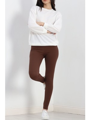 Velora Moda Basic Sweat Ekru - 204691.1778.