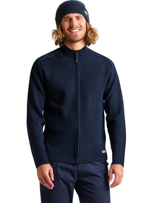 Slam Techknit Cardigan Erkek Mavi Ceket