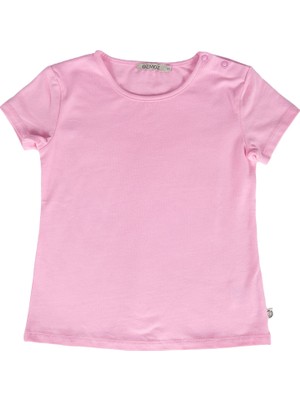 Pamuk Pembe Yazlık Kız Bebek Şort Tshirt Takım