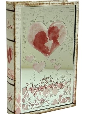 Ynt İthalat Kutu Kitap Aynalı Valentine