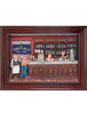Wise Forchıno-Forchino Biblolar-Cafe Walldeco-60*10*45  cm -JFO85700