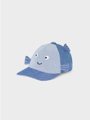 Mayoral Erkek Bebek  Denim Şapka 9724