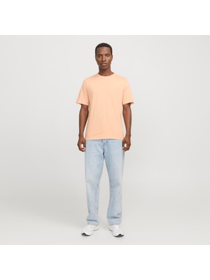 Jack & Jones Erkek Bisiklet Yaka Basic Tisört - Organic