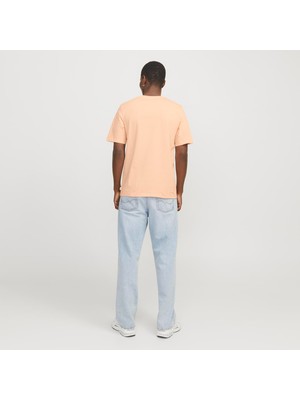 Jack & Jones Erkek Bisiklet Yaka Basic Tisört - Organic