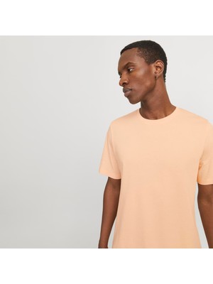 Jack & Jones Erkek Bisiklet Yaka Basic Tisört - Organic