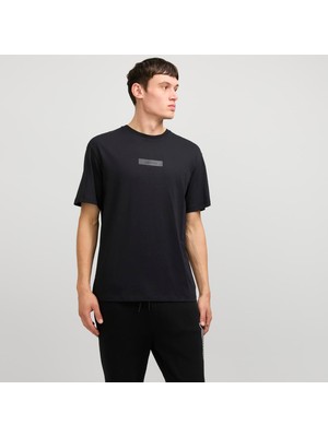 Jack & Jones Erkek Gögüs Logo Baskili Tisört - Taka