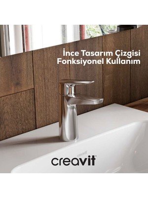 Creavit Bevel Lavabo Armatürü