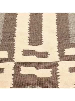 Evidea Soft Lindos Çift Taraflı Kilim - Ekru - 80X150 cm