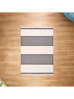 Evidea Soft Amari Çift Taraflı Mutfak Halısı - Ekru - 120X180 cm