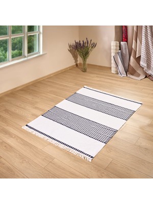 Evidea Soft Amari Çift Taraflı Mutfak Halısı - Ekru - 120X180 cm