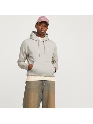Jack & Jones Erkek Kapüsonlu Logolu Sweatshirt- Corplogo