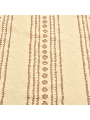 Evidea Soft Dalvik Çift Taraflı Kilim - Ekru - 120X180 cm