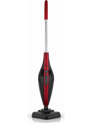 King Eletro K888 Elektrikli Dik Süpürge 800 W Bordo-Sıyah
