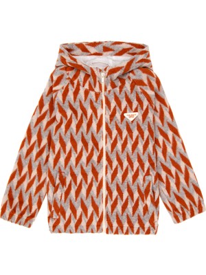 U.S. Polo Assn. Erkek Çocuk Tarçın Fermuarlı Polar Sweatshirt 50290783-VR191
