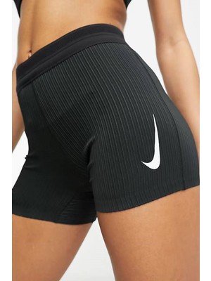 Nike Dri Fit Aeroswift Tight Short Sıkı Kesimli Kadın Koşu Şortu Siyah