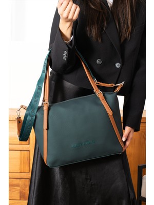 Just Polo Kadın Büyük Boy Spor Model Valiz Boy Uzun Askılı El & Omuz Çantası PBU1106