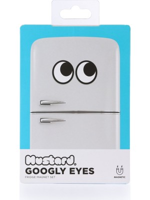 Mustard Googly Eyes Buzdolabı Magnetleri