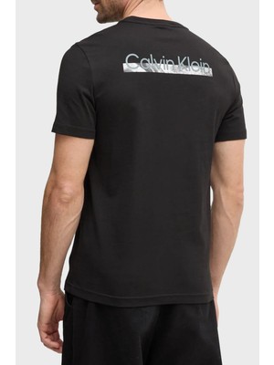 Calvin Klein Baskılı Pamuk Regular Fit Bisiklet Yaka T Shirt K10K113799BEH Erkek T Shirt K10K113799 Beh