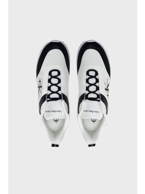 Calvin Klein Logolu Kalın Tabanlı Sneaker Ayakkabı YM0YM0096801W Erkek Ayakkabı YM0YM00968 01W