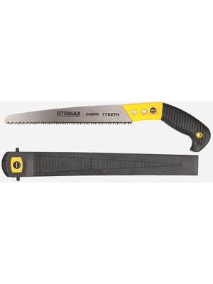 Toptancı Amca Kılıflı Budama Testeresi Ince Dişli Lazer Kesim Süper Kalite 240 mm