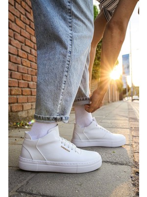 Chekich CH004 Cbt Hıde Erkek Ayakkabı Beyaz