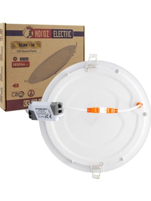 Horoz Electric Slım-18 6400K 18W Beyaz Smd Sıva Altı Panel LED 2li Paket (056-003-018) 2 Adet Fiyatı (4738)