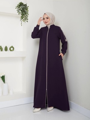 Biyeli Büyük Beden Ferace