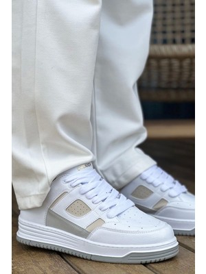 Chekich CH2410 Cbt Avax  Erkek Spor Ayakkabı Beyaz / Bej