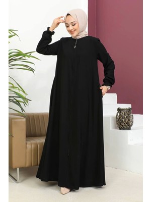 Nevayla Moda Medine Ipeği Mevlana Ferace