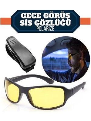 Etexy Modacar Gece Sürüş ve Sis Gözlüğü + Gözlük Tutucu Hediyeli