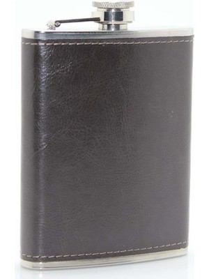 Paslanmaz Çelik Derili 8 Oz Matara