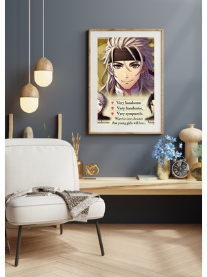 Ti Play Zaka Anime Series Kael  35 x 50 cm Çerçevesiz Karton Poster Uv Baskı