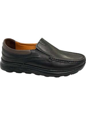 Castle Black 9959-1 Erkek  Deri Ayakkabı Siyah