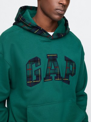 Erkek Yeşil Gap Logo Vintage Soft Sweatshirt