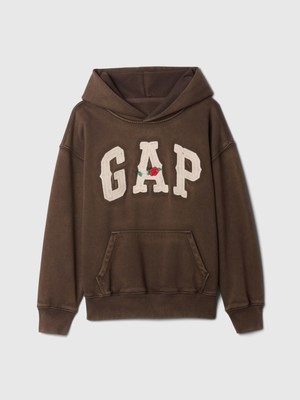 Erkek Çocuk Kahverengi Gap Logo Vintage Soft Western Sweatshirt