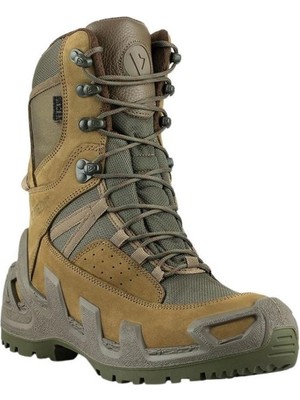 Vaneda 1191 V-Clutch Pro On Duty Nubuk Haki Fermuarlı Dry-Tex Su Geçirmez Soğuğa Karşı Koruma Arazi Outdoor Trekking Botu