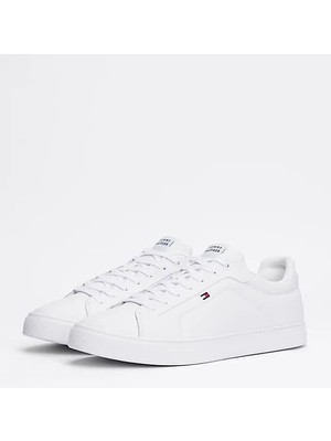 Erkek Deri Sneaker - Beyaz