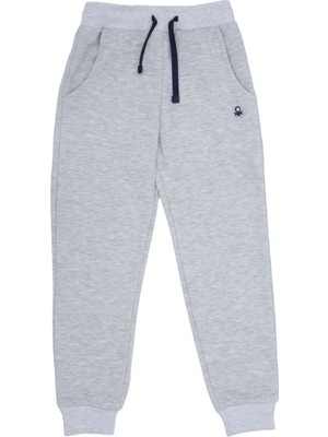 United Colors of Benetton BNT-B21613 Erkek Çocuk  Eşofman Altı Gri Melanj