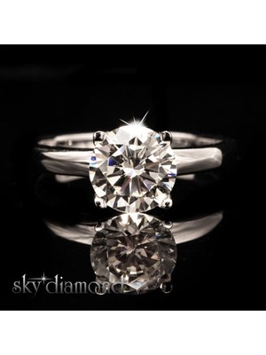 Necati Gün Sky Diamond 2.65CT V Model Tek Taş