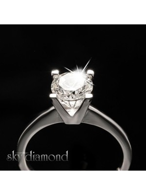 Necati Gün Sky Diamond 2.65CT V Model Tek Taş