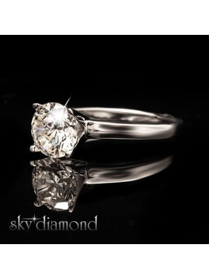 Necati Gün Sky Diamond 2.65CT V Model Tek Taş