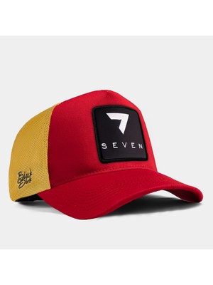 Blackbörk Kırmızı - Sarı Fileli Şapka (Cap)
