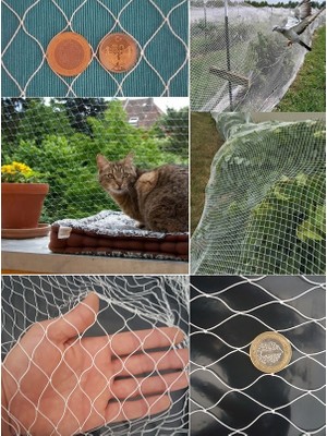 Polatoğlu Tarım 2,50 x 10 Metre Kuş Filesi, Balkon Filesi, Kedi Filesi, Kuş Önleme Filesi, Kuş Kedi Filesi, Balkon Kuş Önleme Filesi