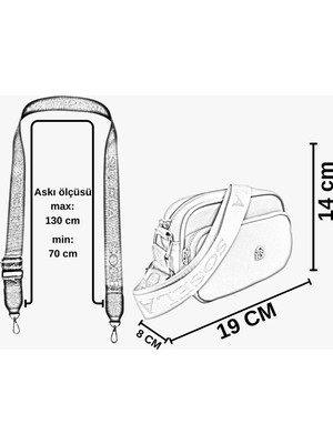 Sosela 67-7165 Kadın Siyah Çarpraz Askılı Çanta